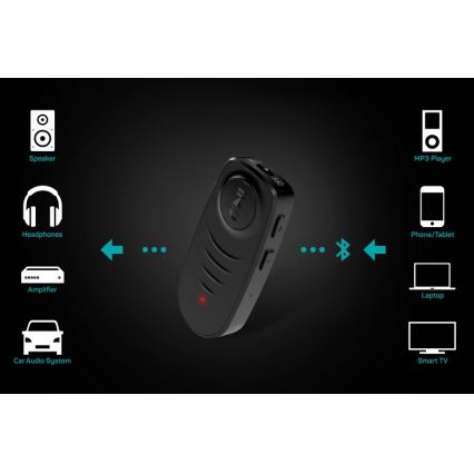 CONNECT IT CFF-4050-BK - Bluetooth audio uztvērējs AUX 110 mAh