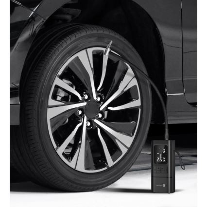 CONNECT IT CFF-4500-BK - Digitālais kabatas kompresors AirFlow 80W/6000 mAh melns