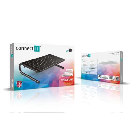 CONNECT IT CFH-2010-BK - Daudzfunkcionāls metāla pamatne melna