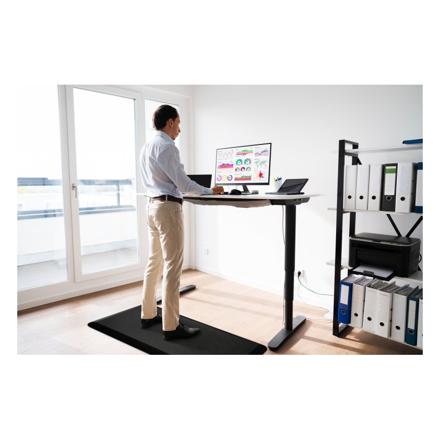 CONNECT IT CFH-4200-BK - Kāju paklājiņš pret nogurumu melna
