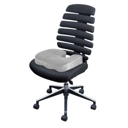 CONNECT IT CFH-5290-GY - Ergonomisks krēsla polsteris pelēka