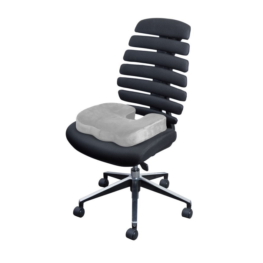 CONNECT IT CFH-5290-GY - Ergonomisks krēsla polsteris pelēka