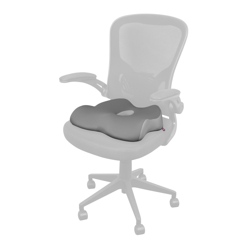 CONNECT IT CFH-5901-GY - Ergonomisks krēsla polsteris pelēka