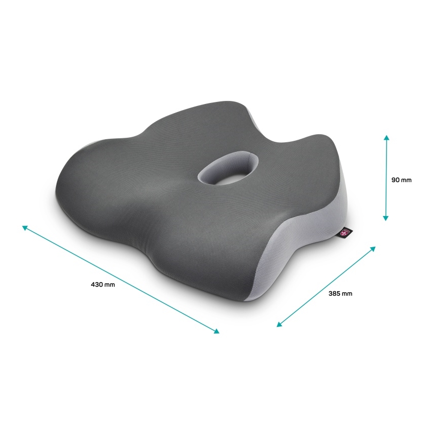 CONNECT IT CFH-5901-GY - Ergonomisks krēsla polsteris pelēka