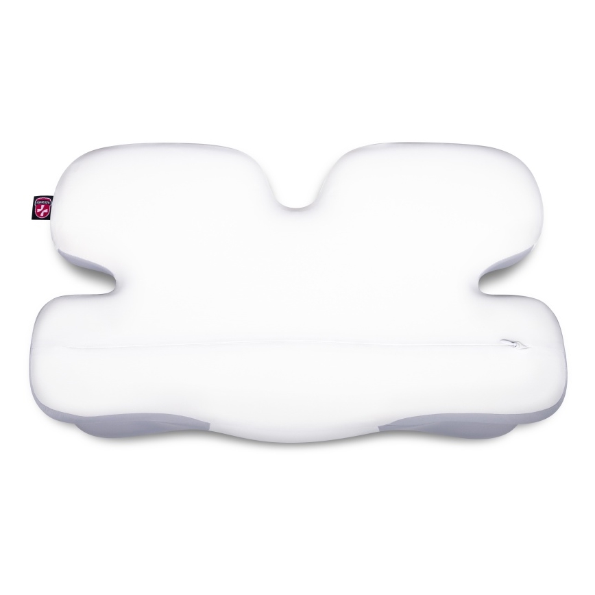 CONNECT IT CFH-6030-WH - Anatomiskā spilvens Virgo balts/pelēks