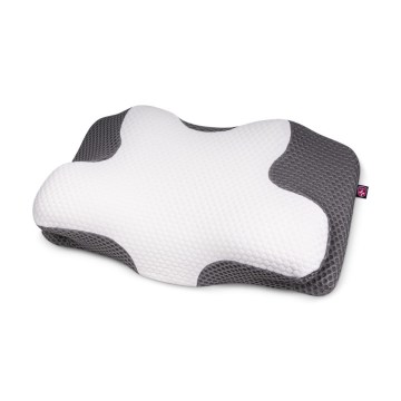 CONNECT IT CFH-6031-WH - Anatomisks spilvens Lyra balta/pelēka