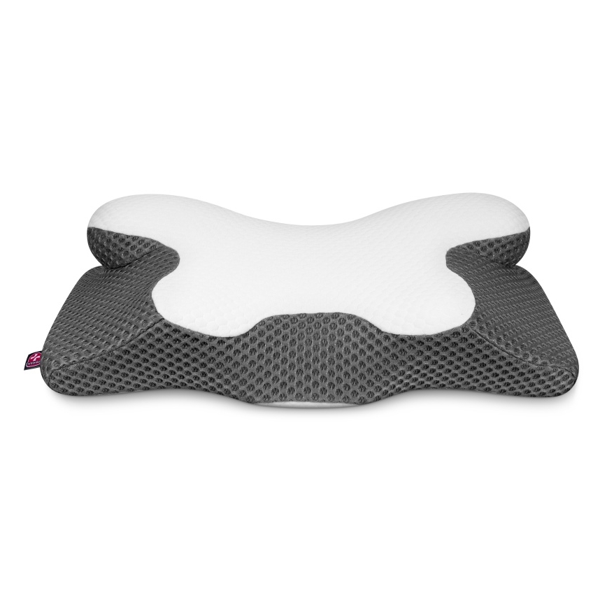 CONNECT IT CFH-6031-WH - Anatomisks spilvens Lyra balta/pelēka