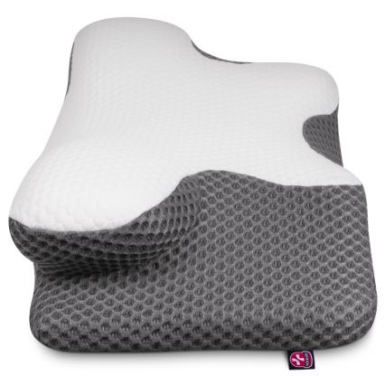 CONNECT IT CFH-6031-WH - Anatomisks spilvens Lyra balta/pelēka