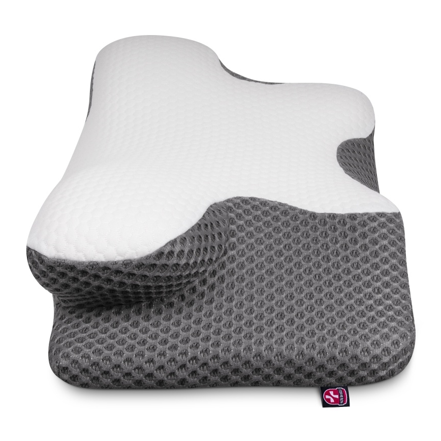 CONNECT IT CFH-6031-WH - Anatomisks spilvens Lyra balta/pelēka
