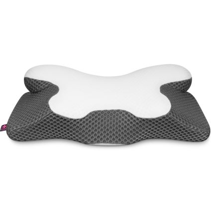CONNECT IT CFH-6031-WH - Anatomiskā spilvens Lyra balts/pelēks