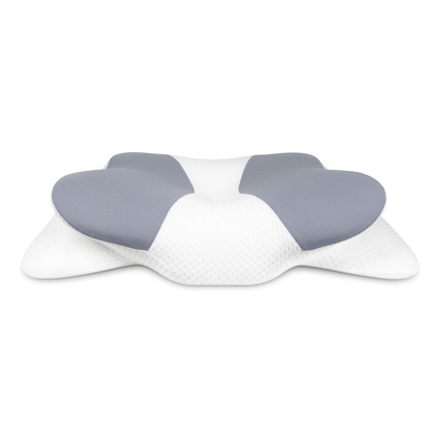 CONNECT IT CFH-6032-WH - Anatomisks spilvens Gemini balta/pelēka