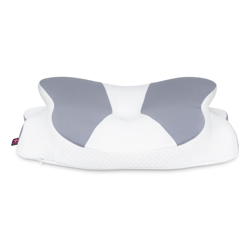 CONNECT IT CFH-6032-WH - Anatomisks spilvens Gemini balta/pelēka
