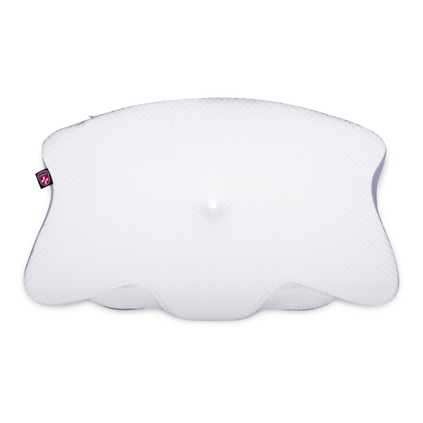 CONNECT IT CFH-6032-WH - Anatomisks spilvens Gemini balta/pelēka