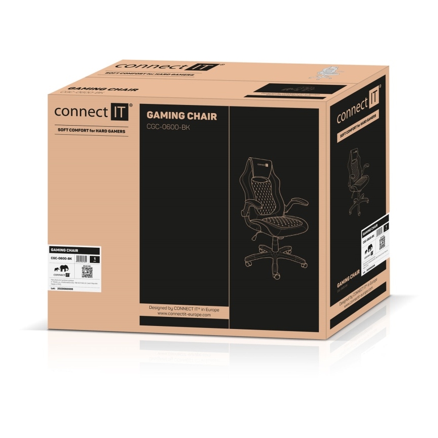 CONNECT IT CGC-0600-BK - Gaming krēsls Matrix Pro melna