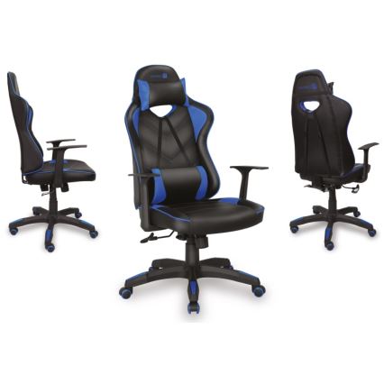 CONNECT IT CGC-0700-BL - Spēļu krēsls LeMans Pro melns/zils