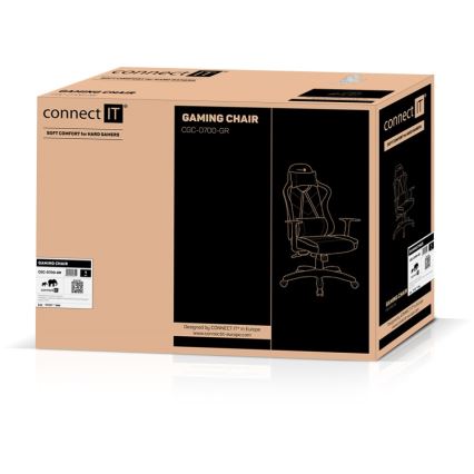 CONNECT IT CGC-0700-GR - Spēļu krēsls LeMans Pro melns/zaļš