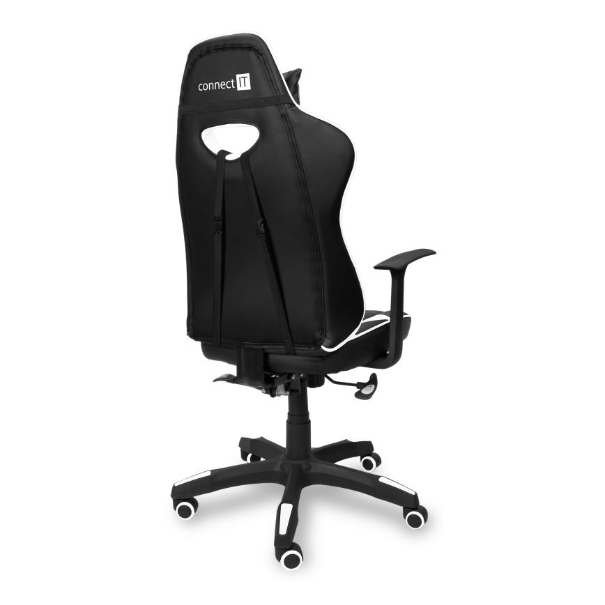 CONNECT IT CGC-0700-WH - Spēļu krēsls LeMans Pro melns/balts