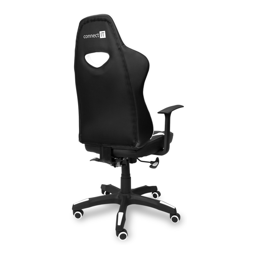 CONNECT IT CGC-0700-WH - Spēļu krēsls LeMans Pro melns/balts