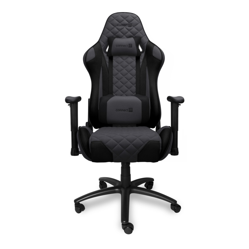 CONNECT IT CGC-1200-GY - Gaming krēsls Monaco Pro pelēka/melna