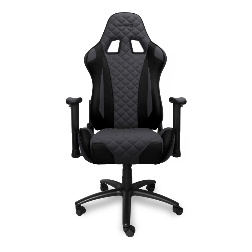 CONNECT IT CGC-1200-GY - Gaming krēsls Monaco Pro pelēka/melna