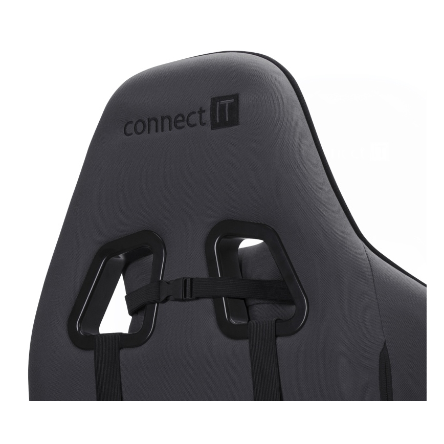 CONNECT IT CGC-1200-GY - Gaming krēsls Monaco Pro pelēka/melna