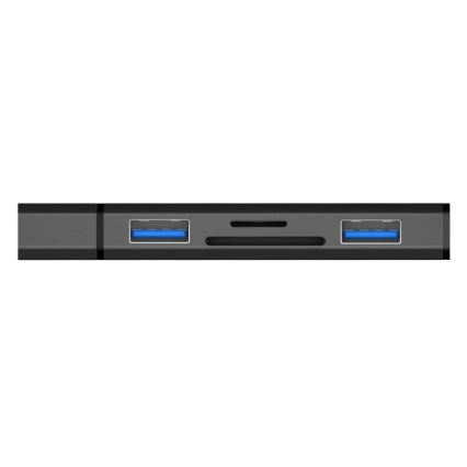 CONNECT IT CHU-4060-AN - USB-A hub ar atmiņas kartes lasītāju 4in1