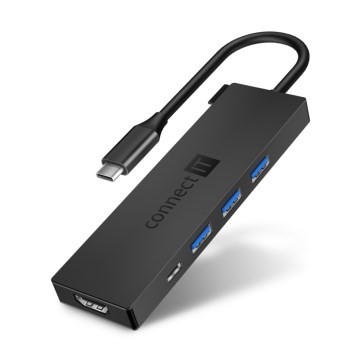 CONNECT IT CHU-8010-AN - USB-C hub 5in1