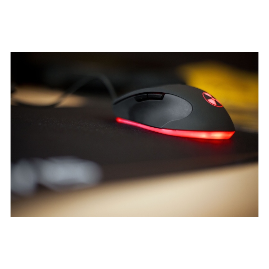 CONNECT IT CI-1128 - LED Vadu spēļu pele 1000/1200/1600/3200 DPI melna