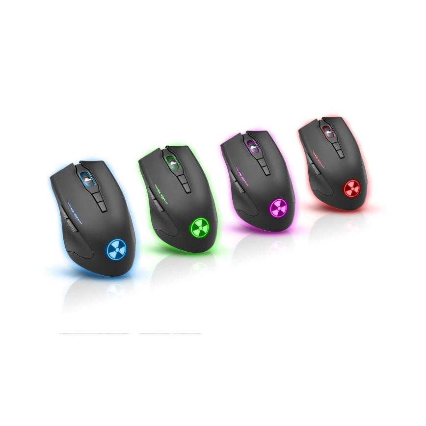 CONNECT IT CI-1128 - LED Vadu spēļu pele 1000/1200/1600/3200 DPI melna