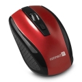 CONNECT IT CI-1224 - Bezvadu pele 800/1200/1600 DPI 2xAAA melna/sarkana