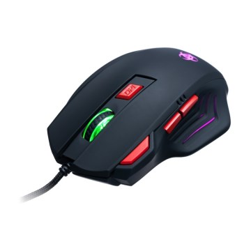 CONNECT IT CI-191 - LED Vadu spēļu pele 800/1600/2400/3200 DPI melna