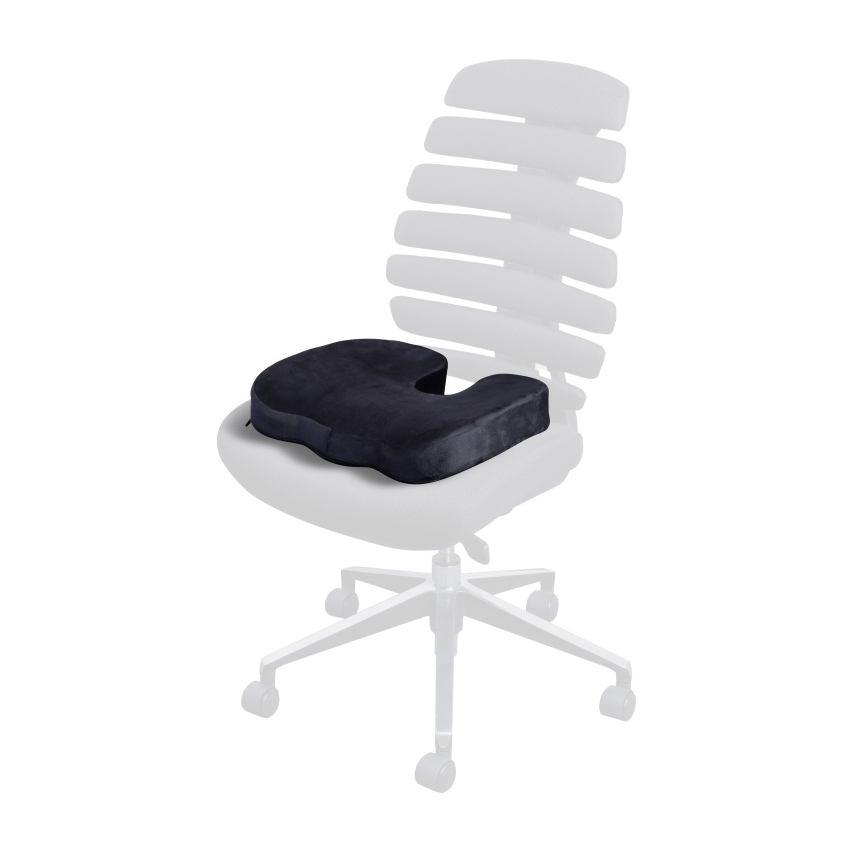 CONNECT IT CI-528 - Ergonomisks krēsla polsteris melna
