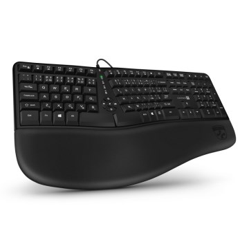 CONNECT IT CKB-2800-CS - Ergonomiska bezvadu tastatūra ar CZ/SK lokalizāciju melna