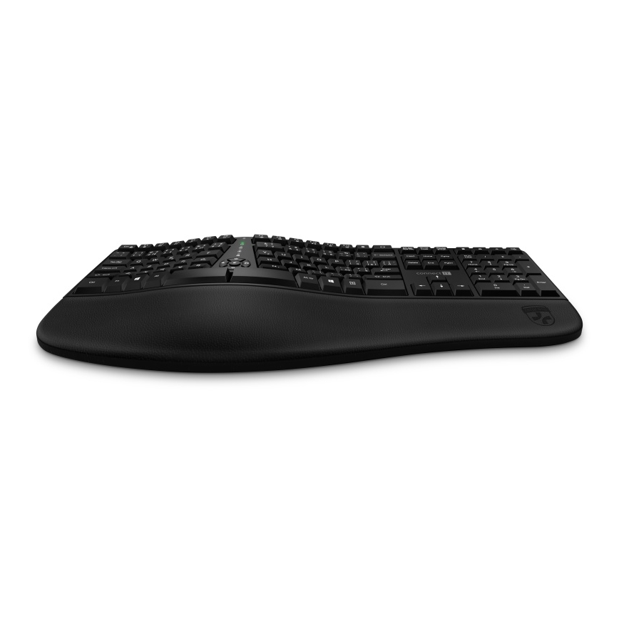 CONNECT IT CKB-2800-CS - Ergonomiska bezvadu tastatūra ar CZ/SK lokalizāciju melna