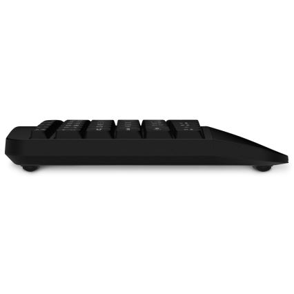 CONNECT IT CKM-6010-CS - Ergonomiska bezvadu tastatūra un pele 800/1200/1600/2400 DPI ar CZ/SK lokalizāciju 1xAA + 2xAAA melna
