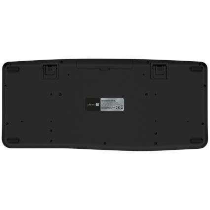 CONNECT IT CKM-6010-CS - Ergonomiska bezvadu tastatūra un pele 800/1200/1600/2400 DPI ar CZ/SK lokalizāciju 1xAA + 2xAAA melna
