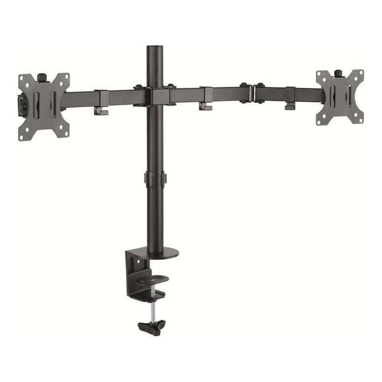 CONNECT IT CMF-3203-BK - Universāls stiprinājums 2 monitoriem 13-32” melna