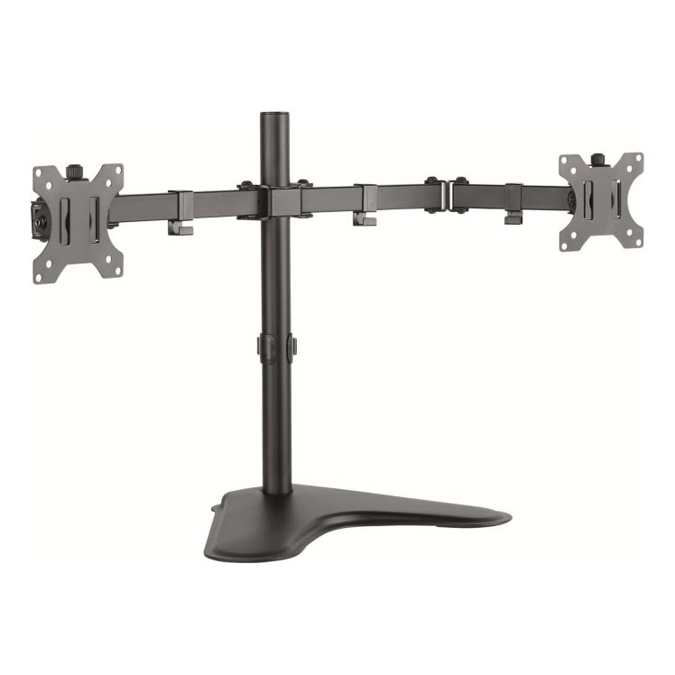 CONNECT IT CMF-3204-BK - Universāls stiprinājums 2 monitoriem 13-32” melna