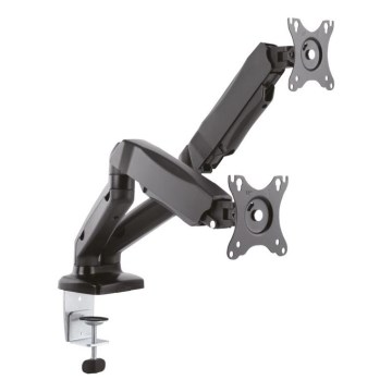 CONNECT IT CMF-3207-BK - Universāls stiprinājums 2 monitoriem 13-27” melna