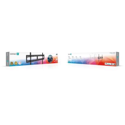 CONNECT IT CMH-6090-BK - Sienas stiprinājums televizoram 40-100” melna