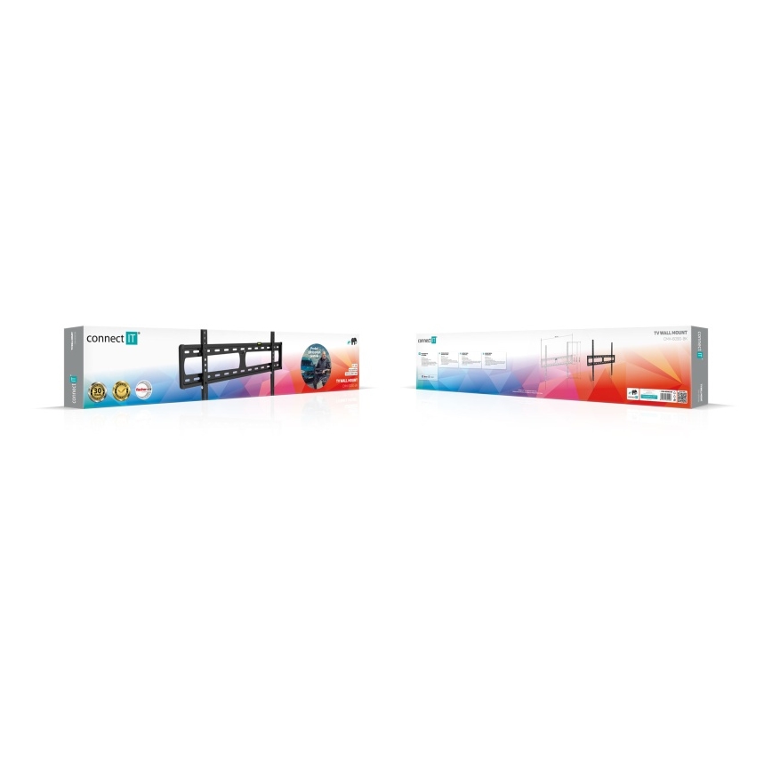 CONNECT IT CMH-6090-BK - Sienas stiprinājums televizoram 40-100” melna