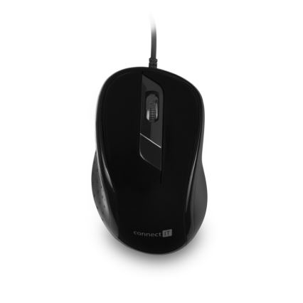 CONNECT IT CMO-1200-BK - Vadu pele 1000 DPI melna