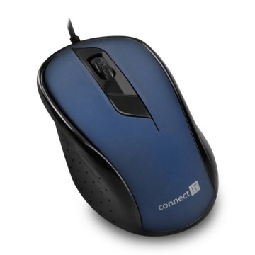 CONNECT IT CMO-1200-BL - Vadu pele 1000 DPI melna/zila