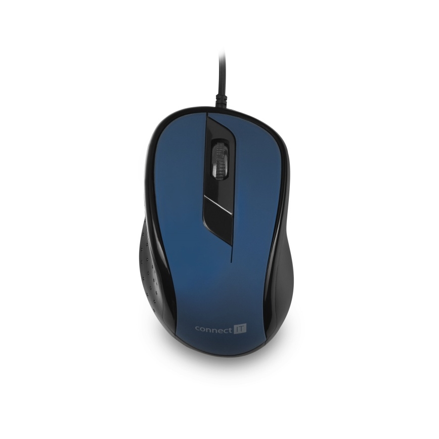 CONNECT IT CMO-1200-BL - Vadu pele 1000 DPI melna/zila