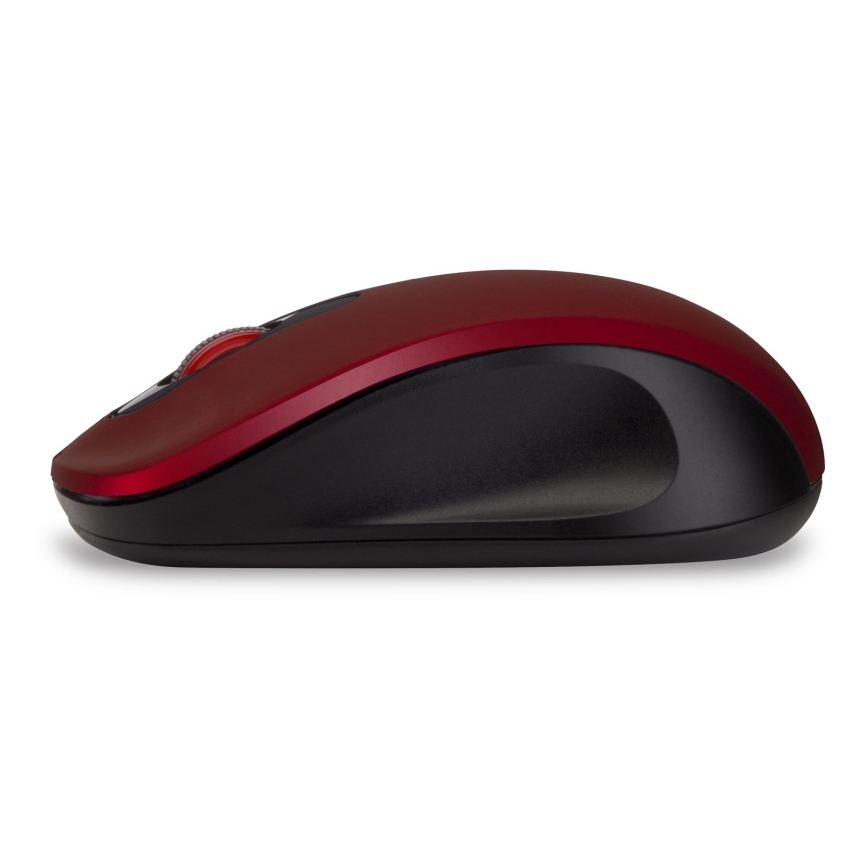 CONNECT IT CMO-2230-RD - Bezvadu klusā pele MUTE 1200 DPI 1xAA melna/sarkana