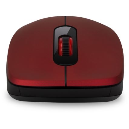 CONNECT IT CMO-2230-RD - Bezvadu klusā pele MUTE 1200 DPI 1xAA melna/sarkana