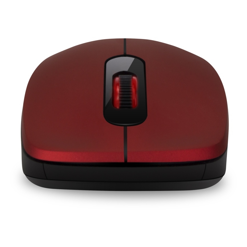 CONNECT IT CMO-2230-RD - Bezvadu klusā pele MUTE 1200 DPI 1xAA melna/sarkana