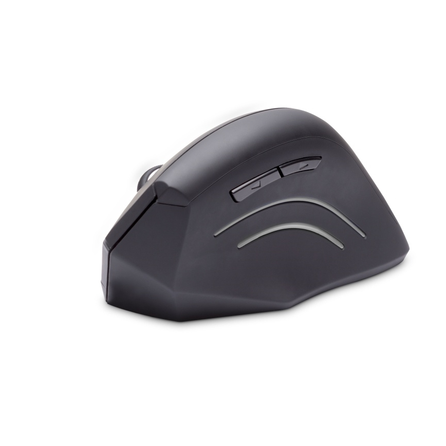 CONNECT IT CMO-2510-BK - Ergonomiskā bezvadu pele Verti Wireless 800/1200/1600 DPI 2xAAA melna