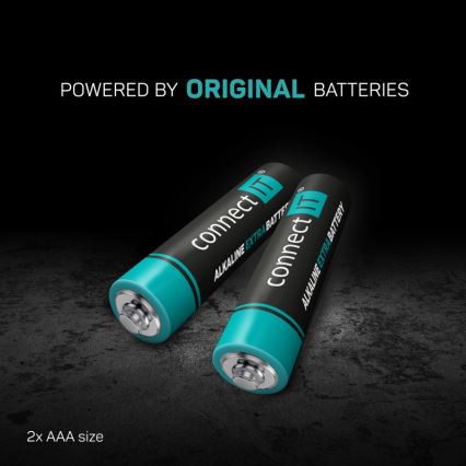 CONNECT IT CMO-2510-BK - Ergonomiskā bezvadu pele Verti Wireless 800/1200/1600 DPI 2xAAA melna