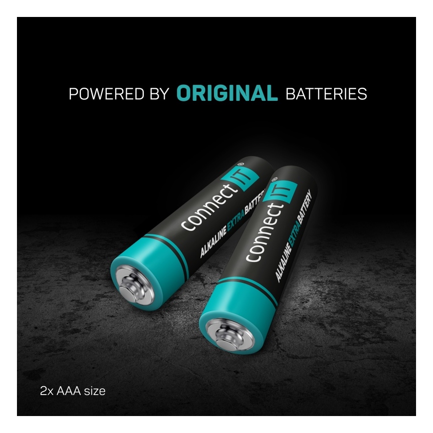 CONNECT IT CMO-2510-BK - Ergonomiskā bezvadu pele Verti Wireless 800/1200/1600 DPI 2xAAA melna